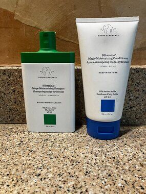 Drunk Elephant Silkamino Mega Moisturizing Hair Shampoo & Conditioner! NEW